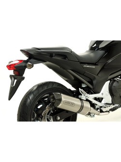 Tłumik Arrow Honda NC 700 S / X [12-14], NC 750 S / X [14-20], Integra 700 [12-13], Integra 750 [14-20] [Race-Tech, Titanium + Carbon]  