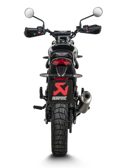 Tłumik motocyklowy Akrapović Slip-On Line Triumph Scrambler 400 X/ Speed 400 (24-) [tytan]