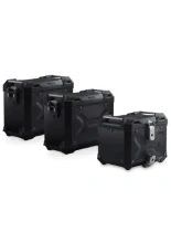 Zestaw: kufry boczne + kufer centralny TRAX ADV + stelaże SW-Motech Ducati Multistrada V2/ S (12,13,14) (24-) czarne