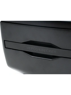 Kufer centralny plastikowy Hepco&Becker Xcore montowany na stelażu Smartrack czarno-srebrny (pojemność: 40 l)