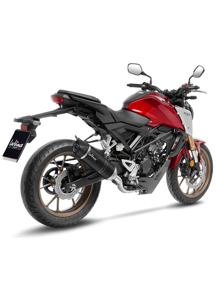 Pełny układ wydechowy LeoVince LV ONE EVO BLACK EDITION Honda CB 125 R Neo Sports Café (21-23) stalowy