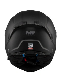 Kask szczękowy MT Atom 2 SV Pure A1 czarny, matowy