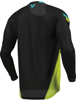 Bluza enduro Thor Launchmode Air czarno-niebieski-fluo