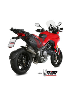 Tłumik motocyklowy Slip-On (Delta Race) MIVV do Ducati Multistrada 1200 (15-17) / 1260 (18-20) srebrny