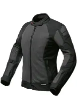 Kurtka motocyklowa damska tekstylna Modeka Khao Air II szaro-czarna