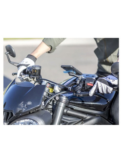 Zestaw na motocykl: etui na telefon iPhone 13 + wodoodporny pokrowiec + mocowanie Quad Lock 