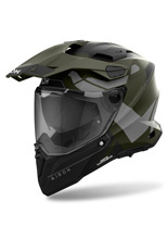 Kask integralny Airoh Commander II Reveal czarno-szaro-zielony matowy