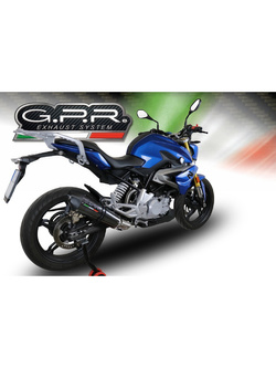Pełny układ wydechowy G.P.R GP Evo4 Poppy [Stainless steel] - BMW G 310 R E4 [17-20]