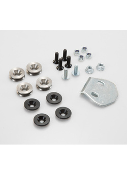 Zestaw: kufer centralny czarny TRAX ADV + stelaż Adventure-rack SW-Motech Kawasaki KLR 650 / S (22-) [pojemność: 38 L]