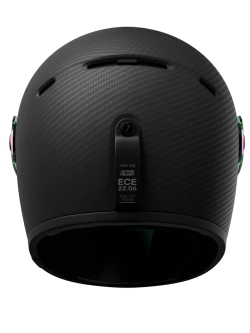 Kask integralny John Doe One Frozen Carbon czarny