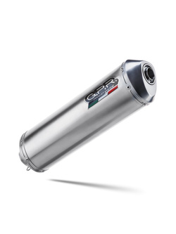 Tłumik motocyklowy G.P.R Satinox BMW F 800 GS (08-15) stalowy [z homologacją]