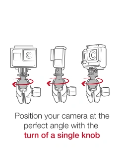 Uchwyt RAM z uniwersalnym adapterem do kamer i z bazą montażową Tough-Strap