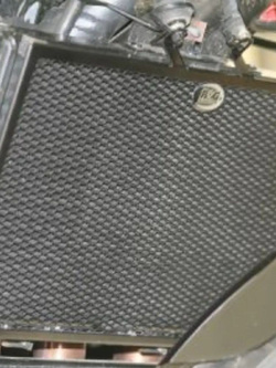 Osłona chłodnicy R&G aluminiowa do Hondy CBR 600 RR (07-12) czarna