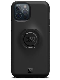 Zestaw: etui na telefon iPhone 12 / 12 Pro + uchwyt Quad Lock montowany za pomocą paska z szybkozłączką