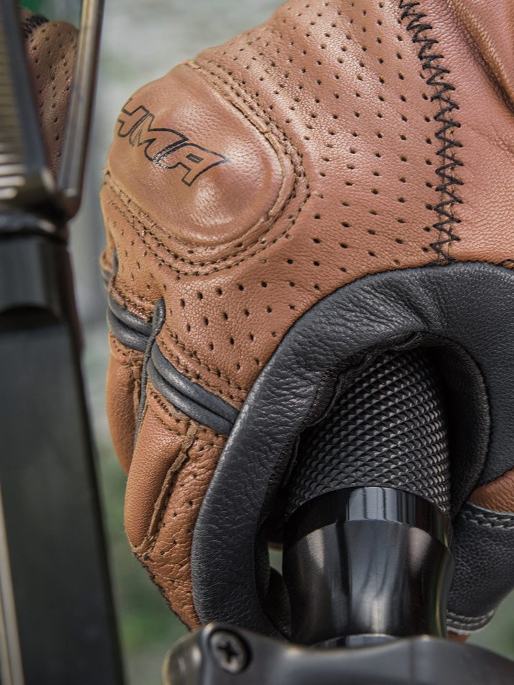 Rękawice motocyklowe Shima Caliber brązowe