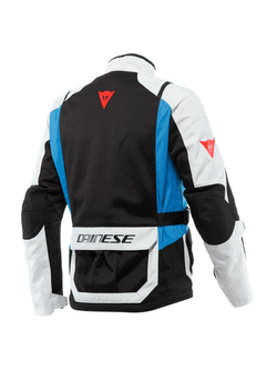 Kurtka motocyklowa tekstylna Dainese Desert Tex szaro-czarno-niebieska