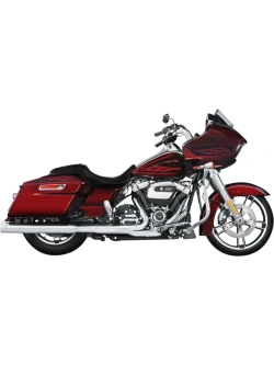 Tłumiki motocyklowe Rinehart Racing 4" Duals Harley Davidson Touring 107"/114" (wybrane modele) chromowane [z homologacją]