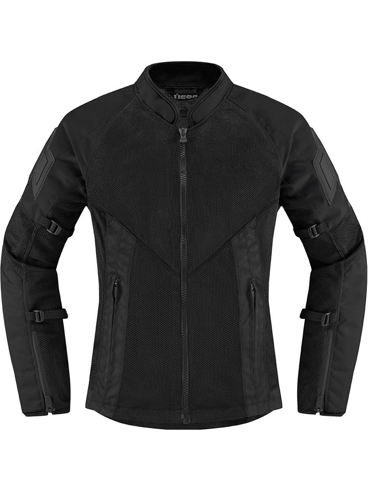 Kurtka motocyklowa damska tekstylna Icon Mesh AF czarna