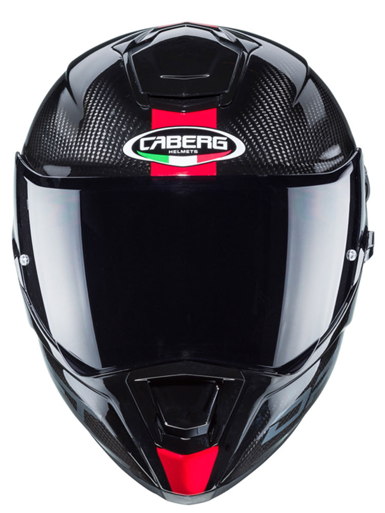 Kask integralny Caberg Drift Evo Carbon Sonic szaro-czerwony