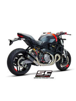 Kolektor 2-1 do tłumików SC-Project oraz oryginalnych - Ducati Monster 821 [18-20]