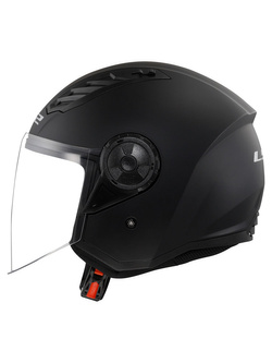 Kask otwarty LS2 OF616 Airflow II Solid czarny matowy
