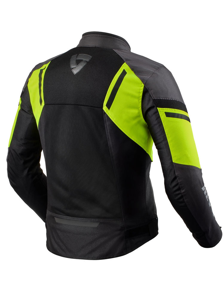 Kurtka motocyklowa tekstylna REV’IT! GT-R Air 3 czarno-fluo żółta