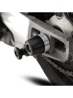 Slidery wahacza R&G Racing Aprilia Tuono V4 1100/ Factory (25-) z rolkami APEX Cotton Reels czarne
