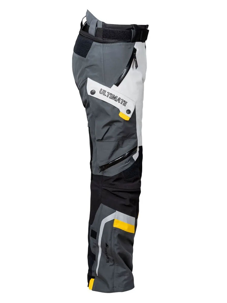 Spodnie motocyklowe tekstylne Touratech Companero Ultimate czarno-szaro-żółte