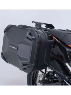 Zestaw: kufry boczne DUSC L + stelaże PRO SW-Motech KTM (wybrane modele) [poj.: 2 x 41l]