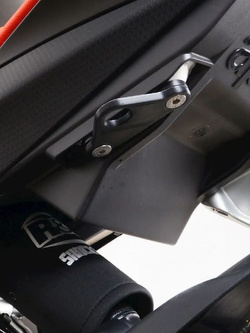 Uchwyty na pasy transportowe R&G do Aprilia Tuono V4 1100 (21-)/ RSV4 1100 Factory (21-) czarne