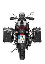 Zestaw: kufry boczne z anodowanego aluminium czarne "And-Black" Zega Evo + stelaże czarne Touratech Yamaha Tenere 700 / World Raid (31+38L)