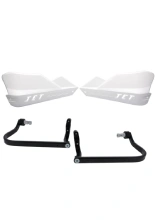 Osłony dłoni Barkbusters JET, białe + zestaw montażowy BMW, Honda, KTM, Suzuki (wybrane modele)