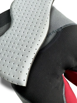 Legginsy termoaktywne SIXS Breezy Touch V2 krótkie z wkładką amortyzującą, czarne