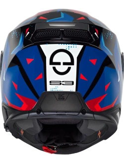 Kask integralny Schuberth S3 Spark czarno-niebiesko-czerwony