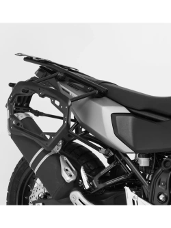 Zestaw: kufry boczne + stelaże Pro TRAX ADV SW-Motech Yamaha Tenere 700 (wybrane modele) srebrne [poj.: 45 + 37l]