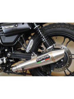 Podwójny tłumik G.P.R Vintacone [Slip-On, Stainless Steel] - Moto Guzzi V7 III Special / ST / Carb [17-18]