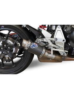 Tłumik Slip-On Termignoni GP Classic stal nierdzewna, włókno węglowe + rura łącząca do Honda CB 1000 R (18-20)