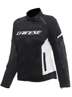 Kurtka motocyklowa damska tekstylna Dainese Air Frame 3 Tex czarno-biała