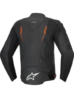Kurtka motocyklowa skórzana Alpinestars Dusk Airflow czarno-czerwona