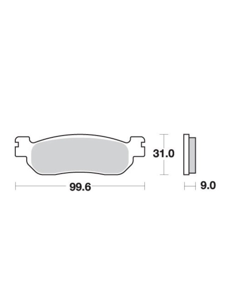 Klocki hamulcowe SBS 155 MS