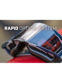 Gogle motocyklowe Klim Rage Off-Road szare ze srebrną lustrzaną szybką