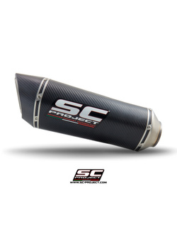 Pełny układ wydechowy 2-1, SC-Project SC1-R Titanium + Carbon - Yamaha T-MAX 530 / SX / DX / SX Sport Edition [17-19]