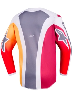 Bluza cross dziecięca Alpinestars MX Fluid Portl czerwono-szara