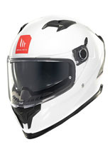 Kask integralny MT Braker SV Solid biały perłowy