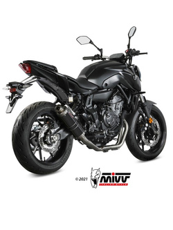 Pełny układ wydechowy (GP) MIVV do Yamaha MT-07 / FZ-07 (14-) czarny