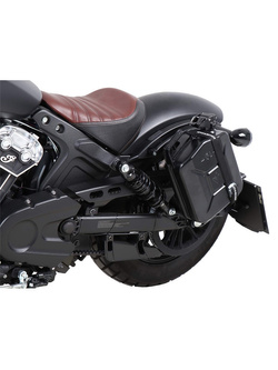 Kanister Hepco&Becker z uchwytem Cutout na lewą stronę Indian Scout Bobber / Sixty / Twenty / Rogue (17-24) 4 litry czarny