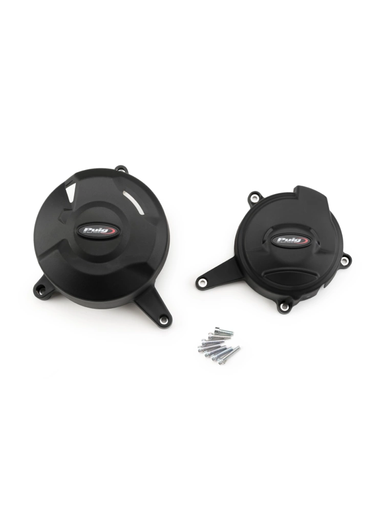 Pokrywy dekli silnika PUIG Ducati Streetfighter V4/ S (20-22) czarne, matowe