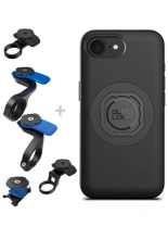 Zestaw rowerowy: etui MAG na telefon iPhone 17e (magnetyczne) + mocowanie Quad Lock