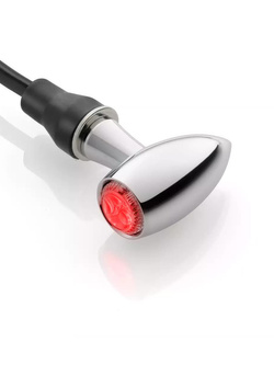 Kierunkowskaz motocyklowy Rizoma Club S (1 sztuka w zestawie) srebrny