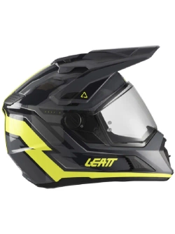 Kask enduro Leatt Moto 7.5 V25 czarno-żółty z goglami czarno-żółtymi